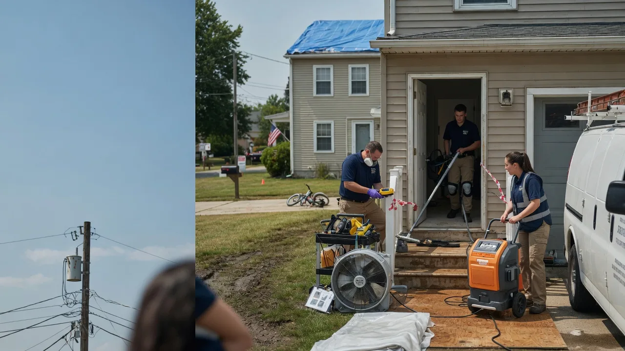 Water Damage Repair in Rhome, TX near me